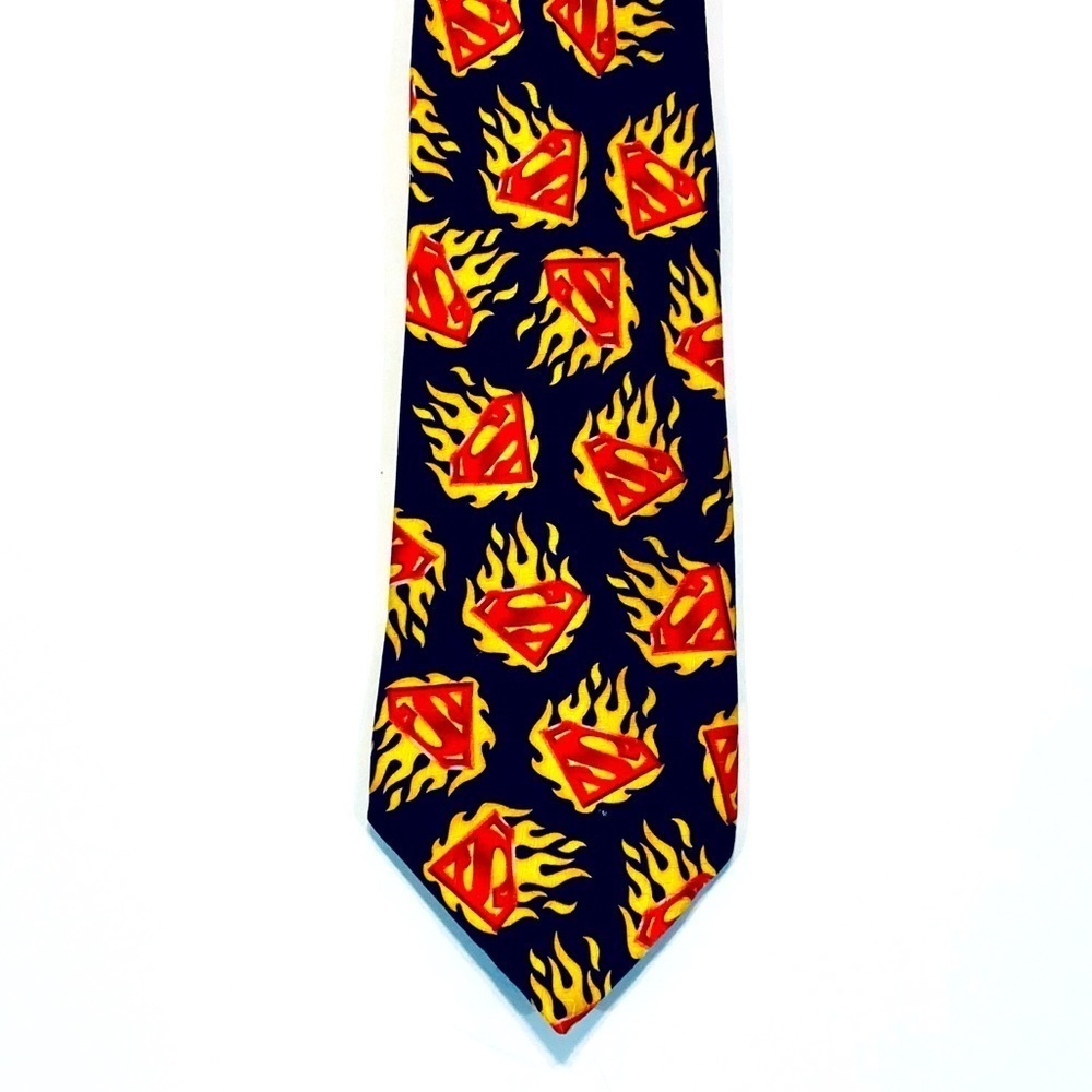 Warner‎ Brothers Superman Logo Tie